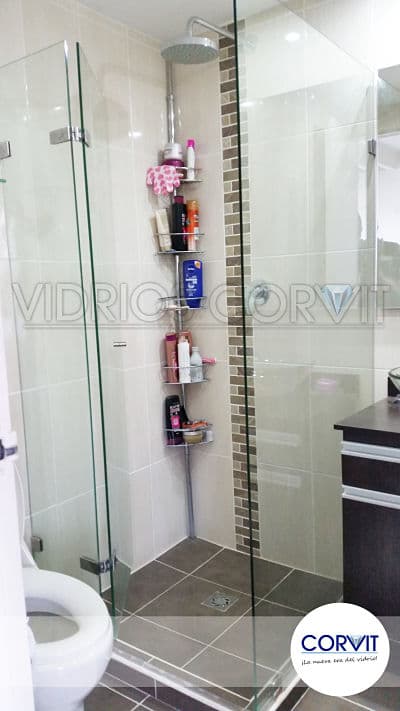 CABINA PARA BAÑO BATIENTE | corvitmedellin