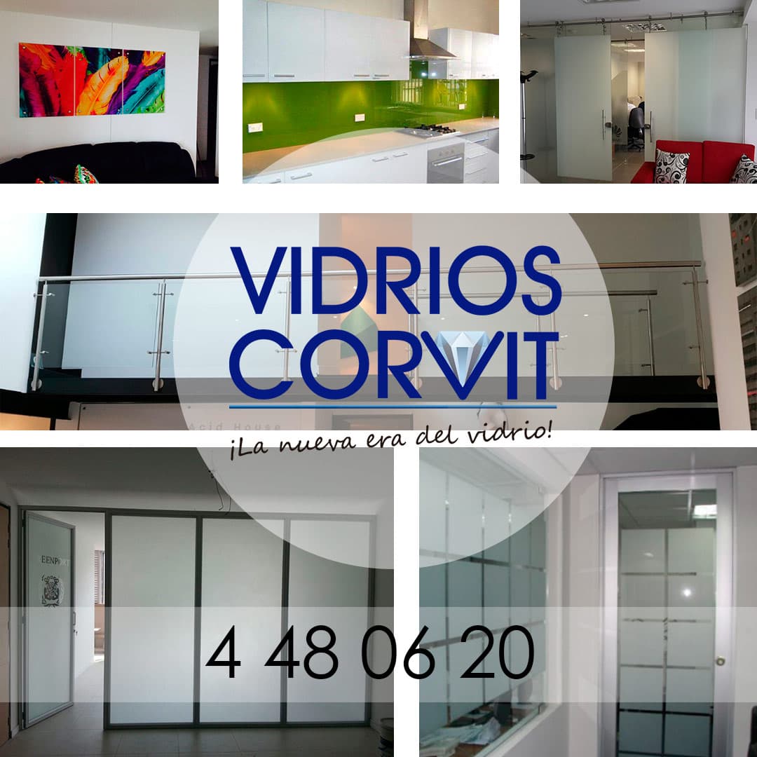 Vidrio Sandblastin en Medellín - Corvit Medellín